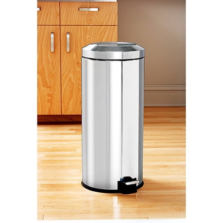 Attracktive 30 gallon garbage can walmart Home Trends 30 Liter Stainless Steel Trash Bin Walmart Com Attracktive 30 gallon garbage can walmart Home Trends 30 Liter Stainless Steel Trash Bin Walmart Com