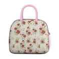 thumbnail image 2 of Lunch Bag Lunch Box for Women Reusable Insulated Lunch Cooler Bags,Large Capacity for Work Travel Picnic,Water-Resistant Pioneer Colorful Floral Lunch Tote Bag Gifts for Woman Mom Pink, 2 of 6