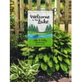 thumbnail image 3 of Printtoo White Welcome To The Lake Outdoor Camping Flags Personalized Outdoor GardenFlagsCamp Decor Accessory Double SidedFlags12.5x18 Inches, 3 of 4