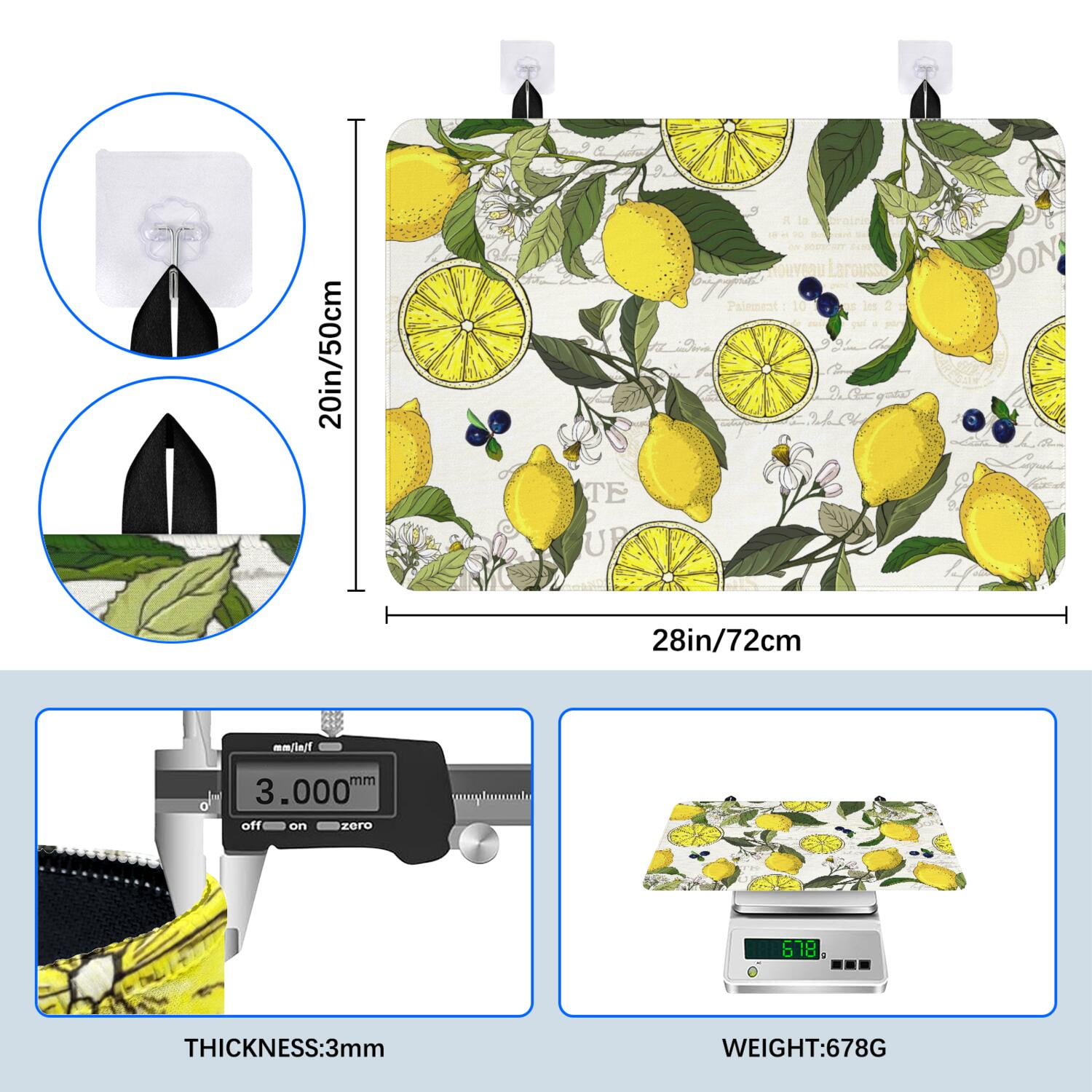 Floral Stove Top Covers for Electric Stove, Cactus and Succulent Stove Top Cover Protector, Thick Induction Cooktop Protector, Heat Resistant Range Ceramic Stove Top Covers Mat, Dish Drying Mat