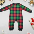 thumbnail image 4 of GYRATEDREAM Christmas Family Pajamas Sets, Christmas Family Matching Pajamas Sleepwear, Xmas Holiday Plaid Print Family Pjs Jammies Nightwear Loungewear for 3M-4XL, 4 of 5