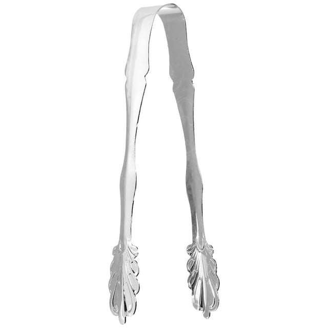 Elegance Silver 86242 Pinzas Para Hielo Plateadas De 7""