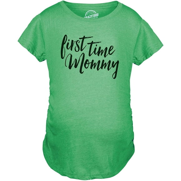 Maternity First Time Mommy Pregnancy T Shirt Cute Belly Bump Tee Mother to Be