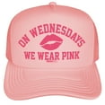 thumbnail image 2 of Mean Girls Wednesdays We Wear Pink Foam Snapback Trucker Hat - Unisex for Men and Women, 2 of 5
