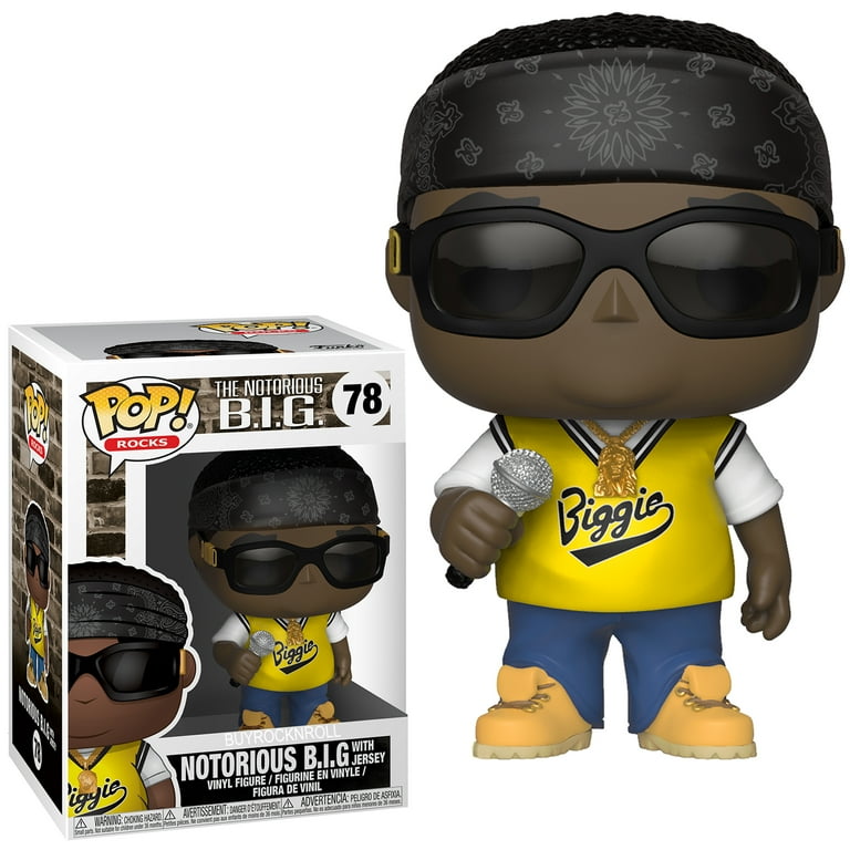 Notorious B.I.G. 2018 Funko Pop Rocks Biggie Crown & Jersey Figure Set #77 #78 Notorious B.I.G. 2018 Funko Pop Rocks Biggie Crown & Jersey Figure Set #77 #78