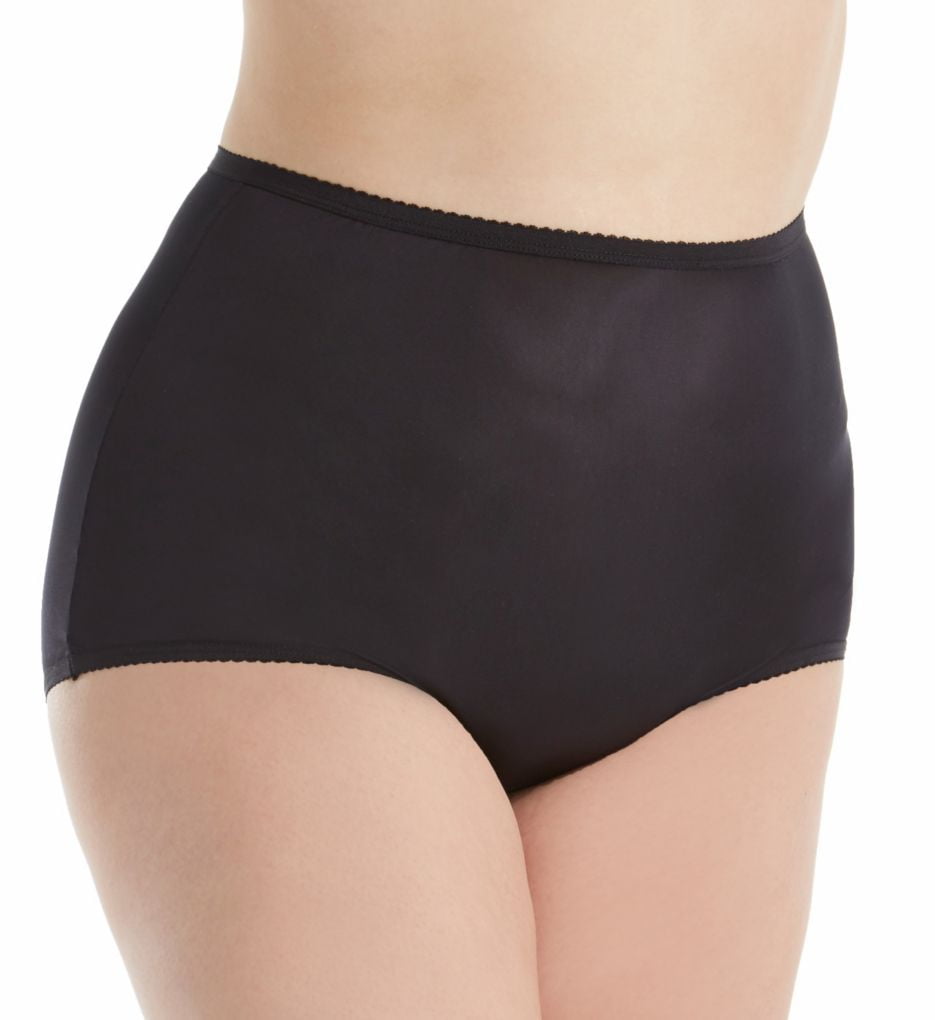 Women's Shadowline 17042P Plus Size Nylon Classic Brief Panty