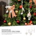 thumbnail image 3 of UPOUART 5Pcs Small Pendant Decorations White Plastic Note Shape for Home Christmas Decorations, 3 of 8