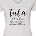 thumbnail image 4 of Inktastic Amazing Tuba Women's V-Neck T-Shirt, 4 of 5