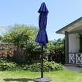 thumbnail image 7 of Bibana 9ft Patio Umbrella Outdoor Market Umbrella Table Umbrella with Push Button Tilt, Easy Crank Lift, 8 Steel Ribs, 7 of 7