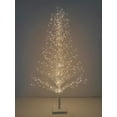 thumbnail image 1 of 5.8Ft White Pre-Lit Birch Tree with 1099 LED Lights Christmas Holiday Decor Indoor Use Only, 1 of 5