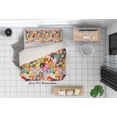 thumbnail image 1 of 3D Colorful People Quilt Cover Set Bedding Set Pillowcases 11, 1 of 2