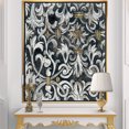 thumbnail image 3 of Gold Mettalic Floral Strapwork - Ornate Glam Framed Canvas, 3 of 3