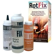 System Three Rot Fix Epoxy Wood Sealer, 1.5-Pint Kit