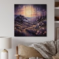 thumbnail image 2 of Designart "Lavender Enchanting Lavender Painting II" Landscapes Print on Natural Pine Wood, 2 of 5