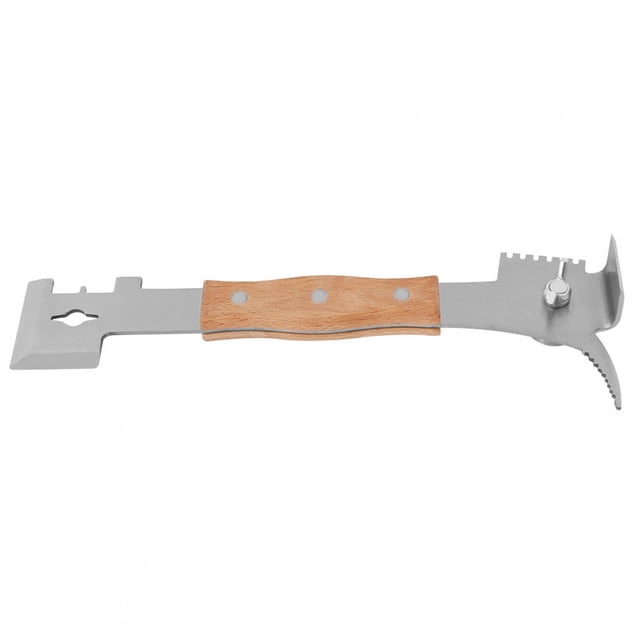Hive Tool,Multifunctional Stainless Steel Bee Beekeeping Equipment Stainless Steel Hive Tool Compact and Lightweight