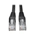thumbnail image 1 of Cat6 Gigabit Ethernet Snagless Molded Patch Cable UTP RJ45 M & 550Mhz, Black - 8 ft., 1 of 1