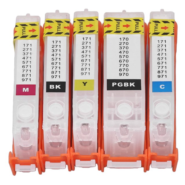 Cartucho de tinta para impresora, Cartucho de tinta de 5 colores Cartucho de tinta para impresión Cartucho de impresora diseñado a medida para la perfección