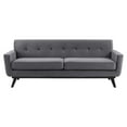 thumbnail image 6 of Modway Engage Performance Velvet Sofa in Gray, 6 of 8