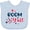 AE-Light Blue, variant on Inktastic 4th of July Boom Y'all with Red White and Blue Stars Boys or Girls Baby Bib