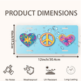 thumbnail image 2 of 1 Pcs 2D Flat License Plate Covers & Frames, Peace and Love For Decorative Front, Waterproof For Decoration Aluminum License Plate Covers & Frames Cover For Men Women, 12" X 6", 2 of 6