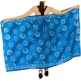 thumbnail image 2 of HAPPY BAY Women's Bikini Wraps Beach Wrap Swimwear Cover up Skirt Bathing suit Swimsuit Sarong Coverups One Size Shell Fish, Blue, 2 of 2