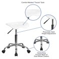 thumbnail image 2 of Vibrant White Tractor Seat and Chrome Stool, 2 of 9