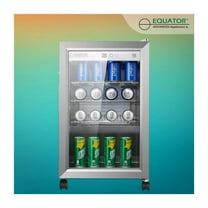 Equator 2.3cf Outdoor/Indoor Refrigerator IPX4 SS Builtin/FS 85 Cans Quiet 42dB