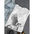 thumbnail image 3 of White Pegasus T-Shirt Women -SPIdeals Designs, Female Medium, 3 of 4