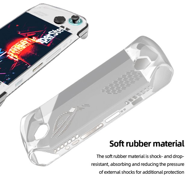 Game Console Protector Transparent Non-slip Case for Asus ROG Ally Handheld Game