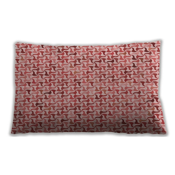 Ahgly Company Indoor Rectangular Contemporary Lumbar Throw Pillow, 13 inch by 19 inch