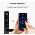 thumbnail image 4 of Waterproof Keyless Fingerprint Digital Push Pull Fingerprint Smart Door Lock for Glass Sliding or Wooden Home Door, 4 of 5