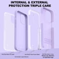 thumbnail image 2 of Compatible with iPhone 13 Pro Max Phone Case | Thickening Liquid Silicone |Anti-Scratch Microfiber Lining |Full-Body Duty Heavy Protection Case for iPhone 13 Pro Max Women Girls,Light Purple, 2 of 13