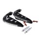thumbnail image 1 of Pair of Universal Motorcycle Handlebar Hand Guards LED Light Black, 1 of 2