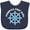 Navy Blue, variant on Inktastic Grandpas First Mate Sailing Nautical Boys Boys Baby Bib