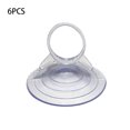 thumbnail image 3 of Injueey Ventosa transparente de 6 uds., colgador de pared extraíble al vacío fuerte, ventosa para coche automotriz, accesorio para ducha de boda o Juegos de accesorios de baño Injueey HA070486-01, 3 of 6