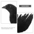 thumbnail image 3 of Houderco Adorno De Cuervo Negro Simulado Para Decorar Casas Y Fiestas, 3 of 8