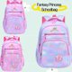 thumbnail image 2 of Mochila De Escuela Primaria Para Niños Mochila De Protección De Columna Vertebral Con Reducción De Carga De Princesa De Gran Capacidad Mochila Linda Impermeable Ligera (patrón De Mochila Al Azar), 2 of 3