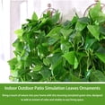 thumbnail image 2 of Plantas Colgantes Artificiales Bearachild 2 Piezas Hiedra Verde Hoja de Simulación, 2 of 6
