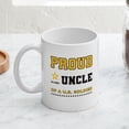 thumbnail image 5 of CafePress - Proud Uncle Of A Soldier Black And Gold Mugs - 11 oz Ceramic Mug - Novelty Coffee Tea Cup, 5 of 6