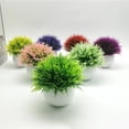 thumbnail image 4 of Guardoinrt 2piece Potted Simulation Plants Adding Beauty And Style To Any Setting Durable Pot Bonsai Ornament pink 1Set, 4 of 6