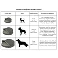 thumbnail image 2 of Precious Tails Plush Felt Sherpa Pet Dog Bed, 2 of 9