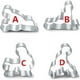 thumbnail image 3 of Molde de galletas de acero inoxidable, molde de galletas lavable a mano reutilizable, moldes para hornear de cumpleaños de cocina para el hogar, Herramientas y accesorios para hornear Tipo C Advancent HA062271-03B, 3 of 6
