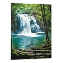 Shiartex Print On Canvas Fall Decor Falls Canvas Wall Art Picture 16x20in for Living Room Bedroom 16x20in