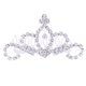 thumbnail image 2 of Tiara de cristal 2X para el cabello de boda novia Perfecl Princesa Corona Tiara, 2 of 7