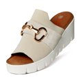 thumbnail image 3 of Bernie Mev Women's Venti Buckle Wedge Sandal, 3 of 5