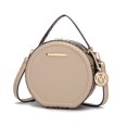 thumbnail image 2 of MKF Collection Mallory Vegan Leather Women's Crossbody Bag, Elegant Mini Satchel Purse Handbag by Mia K - Beige, 2 of 3