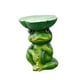 thumbnail image 2 of Estatua de rana para exteriores, de patio, asiento de animal, taburete de jardín, figura coleccionable pintada, escultura creativa, regalo para, 2 of 8