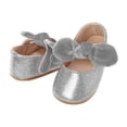 thumbnail image 6 of JAJAHO Baby Toddler Girls Sandels Pu Leather First Walking Shoes Summer Soft Sole Flat Sandels Flexible Barefoot Footwear, 6 of 8