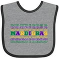 thumbnail image 3 of Inktastic Mardi Gras Mirror Words Boys or Girls Baby Bib, 3 of 4