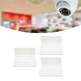 thumbnail image 3 of Acrylic Small Floating Shelf For Security Cameras, 3 PCS Waterproof Adhesive Floating Shelf With 6 Cable Clips Universal Wall Shelf For Speakers, 3 of 8